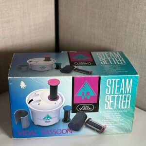 Vidal Sassoon Steam Setter Model VS-340 Roller Set OPENED BOX